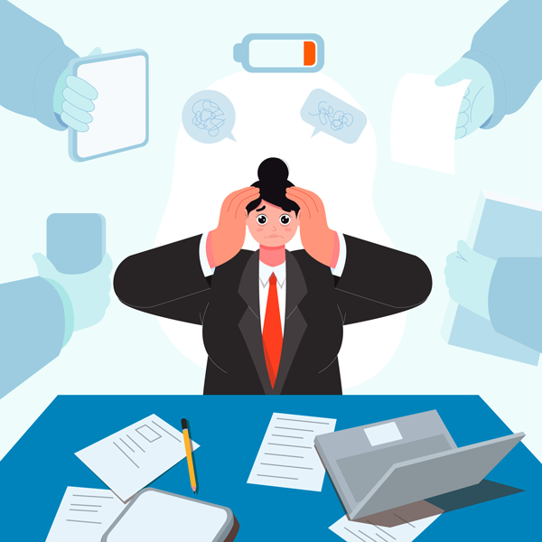 바쁜데 성과가 안 나 고민하는 직장인